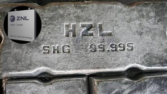 Hzl zinc ion batteries