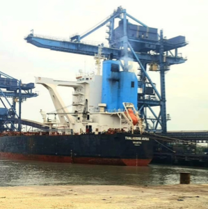 Paradip port largest vessel docking