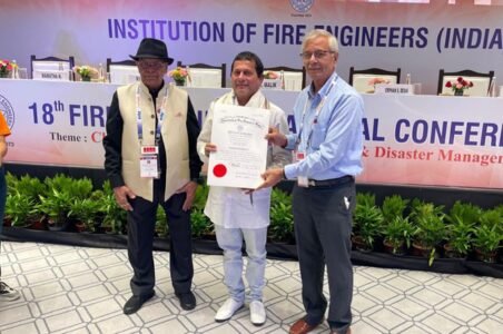 Achyuta Samanta awarded fire engineers