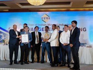 Tata Steel Excellence in Mining award