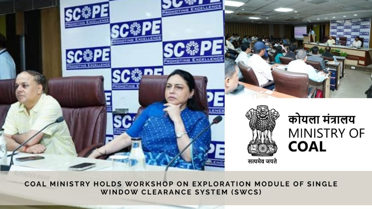 Coal Ministry Workshop SWCS