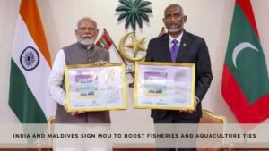 India Maldives Sign MoU Fisheries Aquaculture